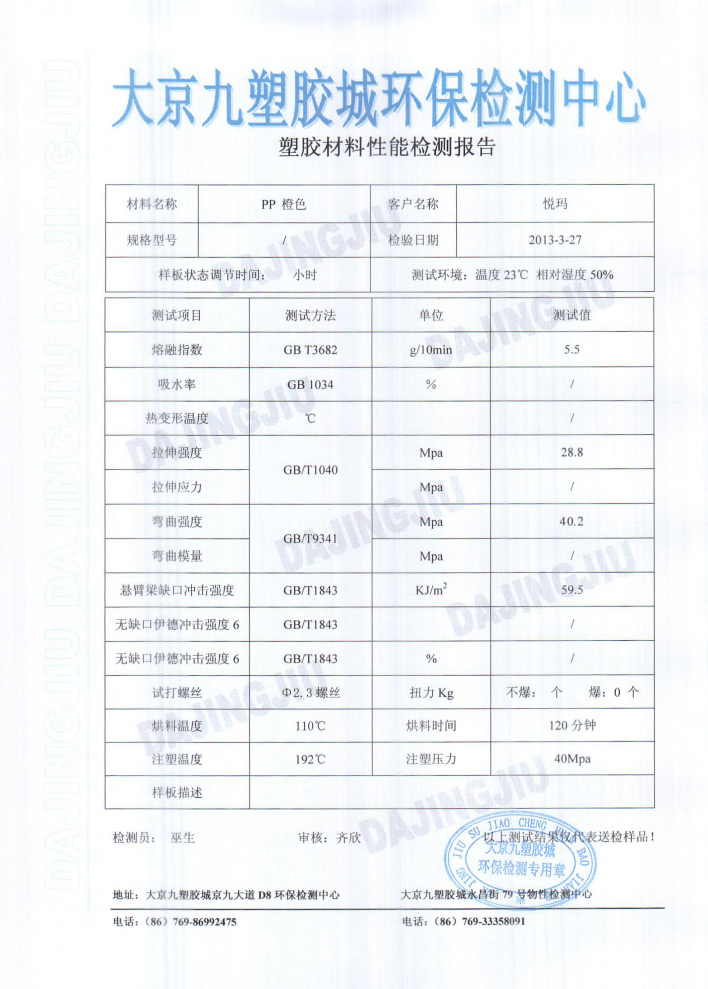 潤東方環(huán)?？照{塑膠檢測